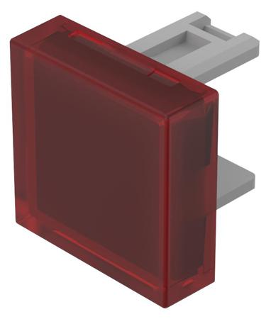 31-951.2 EAO Red Square Push Button Lens for Use with Push Button