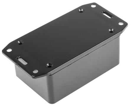 1591LSFLBK 1591 Polystyrene Enclosure, IP54, Flanged, 85 x 56 x 35mm
