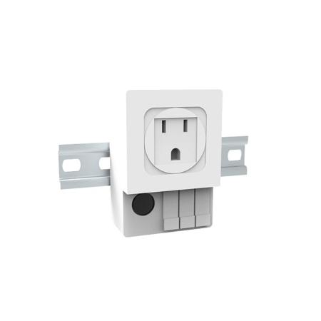 LPS10FR nVent HOFFMAN LPS Light Grey Plug Socket, LPS Poles, Type E - French, Indoor Use