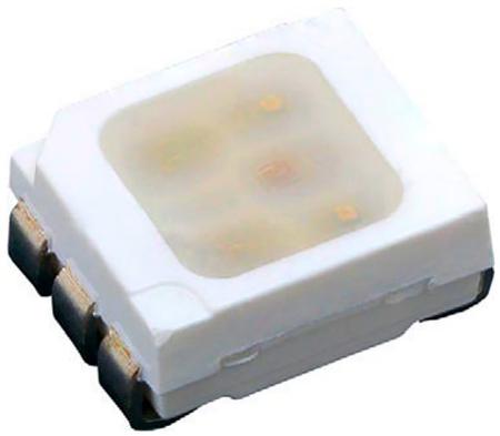 VLMRGB6112-00-GS08 Vishay2.4 V RGB LED PLCC 6  SMD,