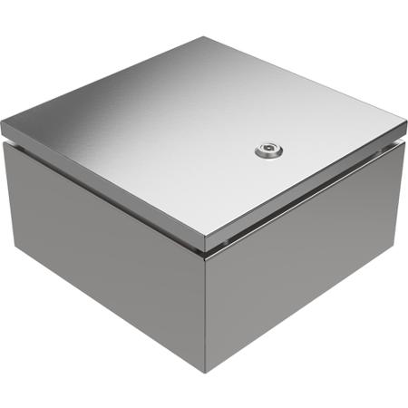 213-4063 RS PRO Steel 304 Stainless Steel General Purpose Enclosure, IP66, IP69