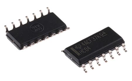 SN74HC04D Texas Instruments  Hex Inverter, 14-Pin SOIC