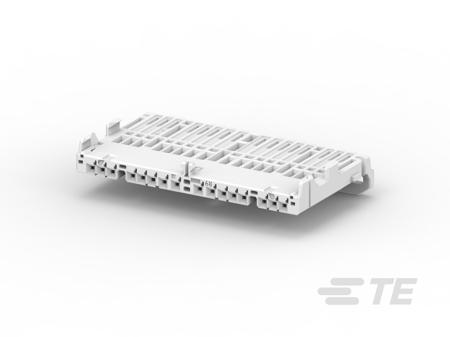1903886-4 TE Connectivity, AMP Female 16 Way Housing For Female Terminals for use with Wire And Cable