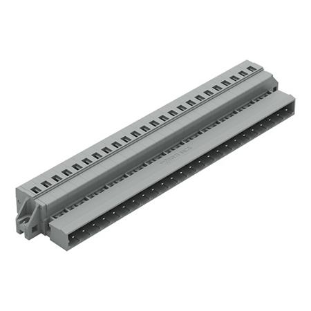 231-624/019-000 WAGO 231 Series Pluggable Connector, 24-Pole, Male, 24-Way, Snap-In, 12A