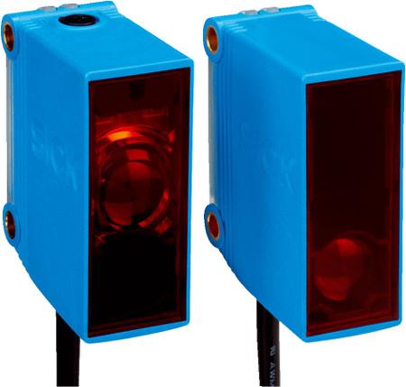 GSE10-P7111 SICK Through Beam Photoelectric Sensor, Rectangular Sensor, 40 m Detection Range
