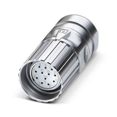 1622047 Phoenix Contact Connector, 12 Contacts, Thread Mount, M23 Connector, Socket, Female, IP67, CA Series