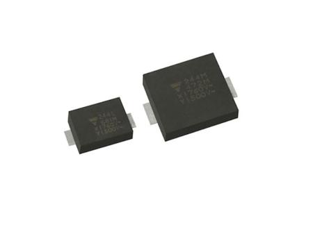 SMDY1471MY5UCRA Vishay Single Layer Ceramic Capacitor (SLCC) 470pF 760V dc ± 20% Y5U Dielectric, SMDY1, Surface Mount +125°C Max Op.