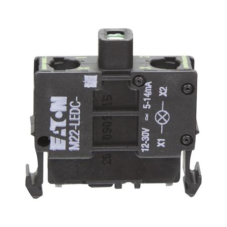 216561 M22-LEDC-R Eaton RMQ Titan M22 Series Light Block, 12 → 30V ac/dc, Red Light