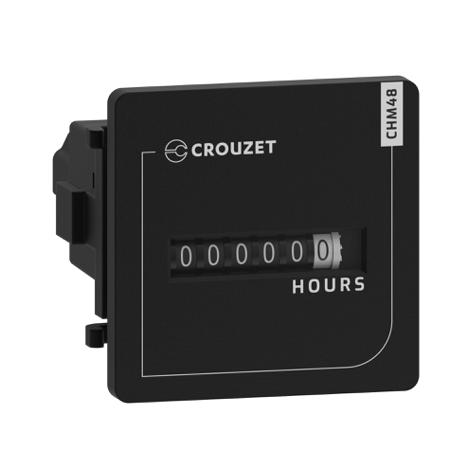 99772602 Crouzet CHM48 Hour Meter, 6 Digit Mechanical, 50/60Hz, 90 → 264 V