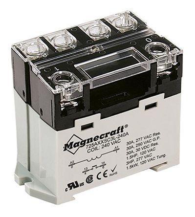 725AXXSC3ML-24D Schneider Electric SPNO DIN Rail Non-Latching Relay, 24V dc Coil 12 A