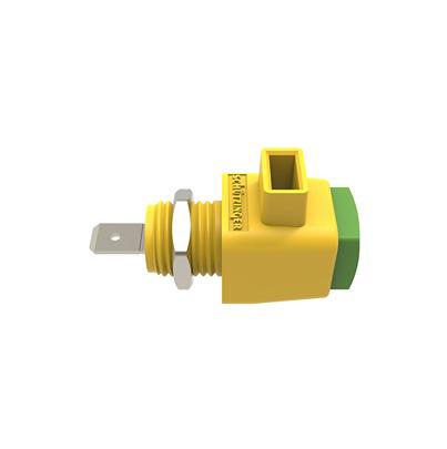 RS ESD 798 / GNGE Schutzinger 12.5mm Green/Yellow Terminal Post, 300V, 16A, Pg 7 Thread