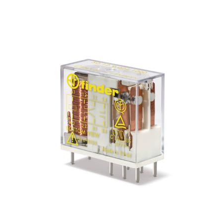 50.12.9.024.5000 Finder PCB Mount Force Guided Relay, 24V dc Coil Voltage, 2 Pole, DPDT