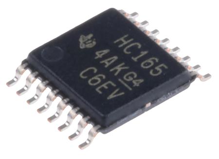 SN74HC165PW Texas Instruments  8-stage Surface Mount Shift Register HC, 16-Pin TSSOP