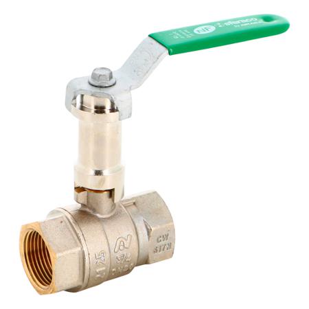 610009 Sferaco Nickel Plated Brass Ball Valve, Ball Valve, Threaded, BSP 2in, 40bar Operating Pressure
