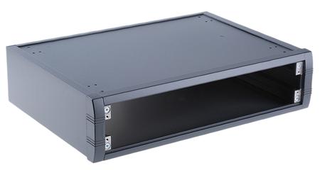 M5735104 METCASE Mettec Grey Aluminium Instrument Case, 350 x 250 x 85mm