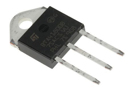 BTA41-800BRG STMicroelectronics Through Hole, 3-pin, TRIAC, 800V, Gate Trigger 1.3V 800V