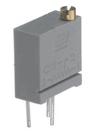67YR10KLF 10kΩ, Through Hole Trimmer Potentiometer 0.5W Top Adjust TT ElectronicsBI, 67
