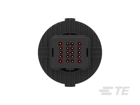 1-2350891-1 TE Connectivity, NTSEAL Automotive Connector Socket 20 Way, Solder Termination