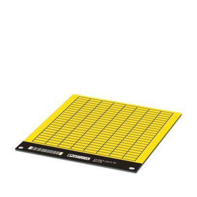 0831738 Phoenix Contact LS-EMLP Adhesive Marking Foil, Yellow, Pre-printed "Unlabeled", for Devices In The Control Cabinet,