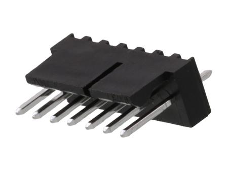 171856-0007 Molex 171856 Series Vertical Through Hole PCB Header, 7 Contact(s), 2.54 mm Pitch, 2 Row, Shrouded