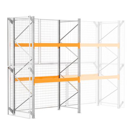 AXZRACKSEC3022ED1 Manorga Galvanised Sheet Steel Storage Rack System Shelving System, 3000mm x 2225mm