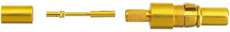 09692815140 HARTING, D-Sub Mixed Series, size 188 AU, 316 U, RG 174 U Male Crimp, Solder D-Sub Connector Coaxial Contact, Gold