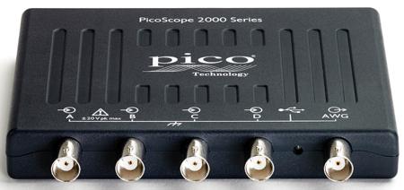 PicoScope 2406B Pico Technology 2406B PicoScope 2000 Series, 50MHz PC Based Oscilloscope, 4 Analogue Channels - UKAS Calibrated