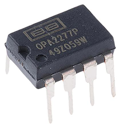 OPA2277P  Texas Instruments, Operational Amplifier, 1 MHz, 8-Pin 18 V PDIP