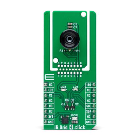 MIKROE-6306 MikroElektronika MLX90641 16x12 IR array Infrared Sensor Development Module for MLX90641 Industrial Temperature Control,