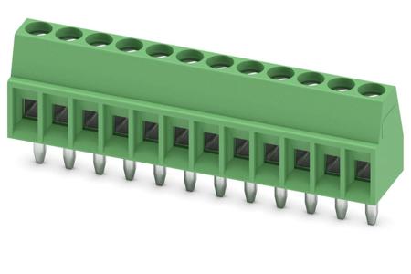 1725753 Phoenix Contact MPT 0.5/12-2.54 Series PCB Terminal Block, 12-Contact, 2.54mm Pitch, Through Hole Mount, 1-Row, Screw