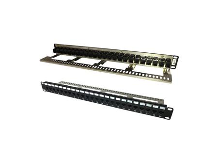 SFK24pt TUK Limited SFK Series Cat6 24 Port Coupler 1 U Black, Silver