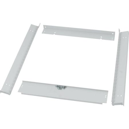 106557 XSMEX0606 Eaton Eaton xEnergy Series RAL 7035 Metal Mounting Frame, 70mm H, 120mm W, 650mm D, 650mm L