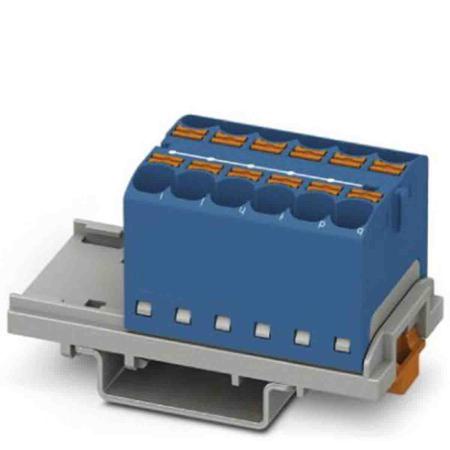 3273550 Phoenix Contact Distribution Block, 12 Way, 0.2 → 6mm², 32A, 800 V, Blue