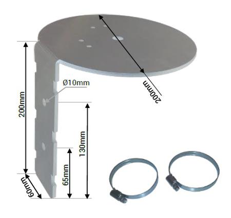 KIT-ANT-3xx Etic Aerial Mounting & Installation Straight Mast