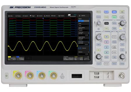 BK2569B-MSO BK Precision  2560B Series, 350MHz Bench Oscilloscope, 4 Analogue Channels - UKAS Calibrated