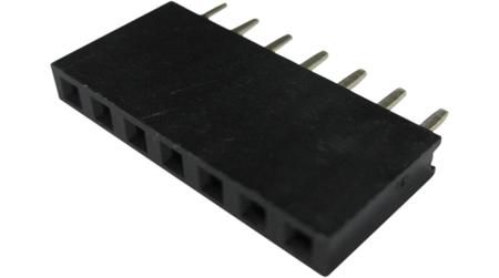 RND-205-00647 RND RND 205 Series Straight Through Hole Pin Header, 7 Contact(s), 2.54mm Pitch, 1 Row(s), Shrouded