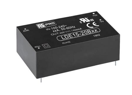 181-2120 RS PRO 13.5W Embedded Switch Mode Power Supply SMPS, 2.7A, 5V dc Medical Approved