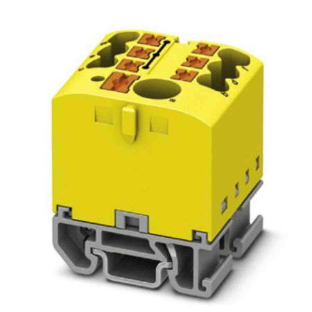 3274172 Phoenix Contact Distribution Block, 7 Way, 4mm², 24A, 690 V, Yellow