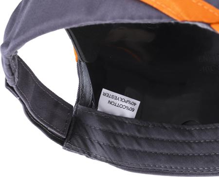 RS_918-5674 Portwest Grey Standard Peak Bump Cap, ABS Protective Material