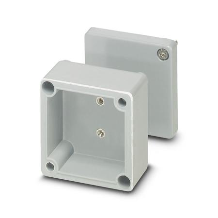 0899335 Phoenix Contact E PE A Series Grey Glass Fibre Reinforced Polyester Junction Box, 55 x 55 x 37mm