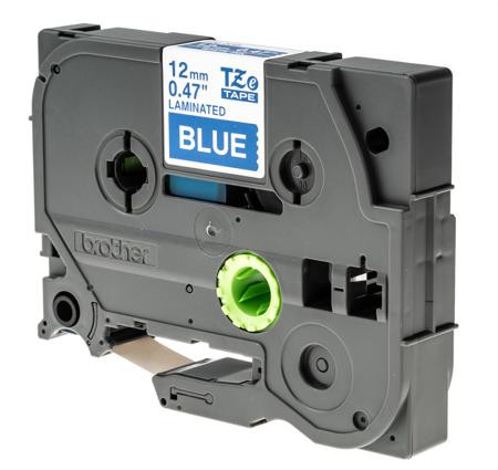 TZE-535 Brother White on Blue Label Printer Tape, 8 m Length, 12 mm Width