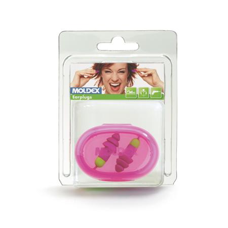 M20-6401 Moldex Rockets Cord Series Purple Reusable Corded Ear Plugs, 30dB Rated, 50Each Pairs