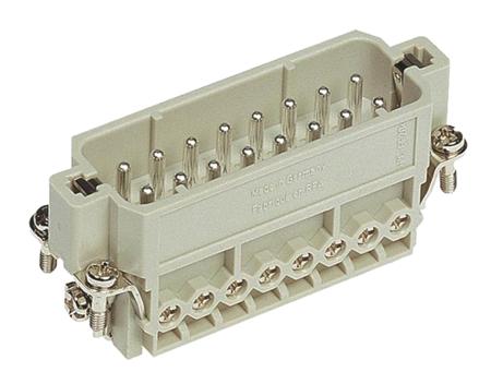 09200162613 Harting Insert Screw, Han-A Male, 16 Way, 2 Row, Rated At 16A, 250 V