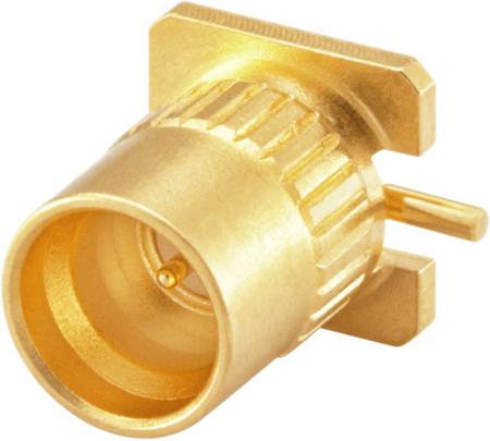 19S10A-40ML5 Rosenberger SMP Series, Plug PCB Mount SMP Connector, 50Ω, Solder Termination, Straight Body