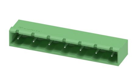 1766288 Phoenix Contact, 7.62mm Pitch, GMSTBA 2.5/ 7-G-7.62, 7 Way, Right Angle, Pluggable Terminal Block, Header, Through