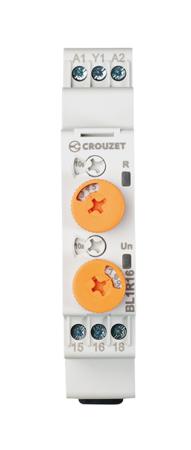 BL1R16MV1 Crouzet Syr-Line Series DIN Rail Mount Timer Relay, 12 → 240V ac/dc, 1-Contact, 0.5 s → 10days,