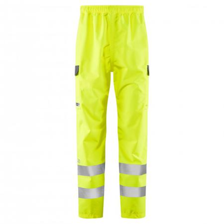 L07-Y-LEO-6XL Leo Workwear WESTLEIGH Yellow Breathable, Waterproof, Windproof Hi Vis Trousers
