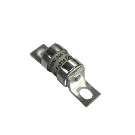 221-3638 RS PRO 20A Bolted Tag Fuse, 120 V dc, 240 V ac, 41.8mm