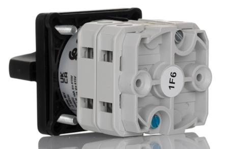 265-7676 RS PRO, SP 10 Position 30° Multi Step Cam Switch, 500V ac, 16A, Knob Actuator