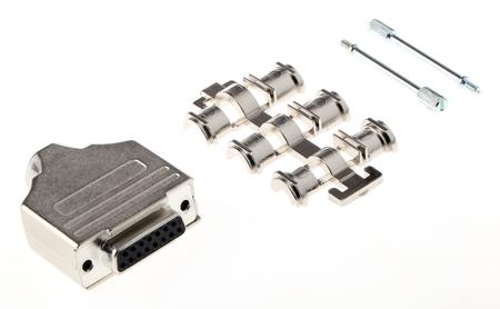 MHDM15-DB15S-K MH Connectors MHDM 15 Way D-sub Connector